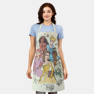 Tablier Doodles Disney Princess Marker