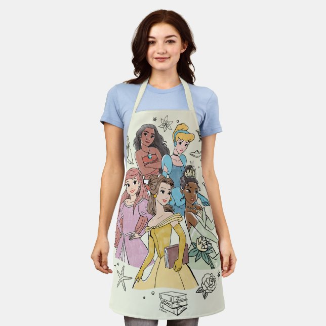 Tablier Doodles Disney Princess Marker (Porté)