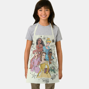 Tablier Doodles Disney Princess Marker