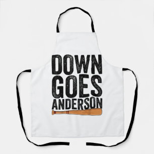 Tablier DOWN GOLF ANDERSON FUNNY BASEBALL cadeau ANDERSON