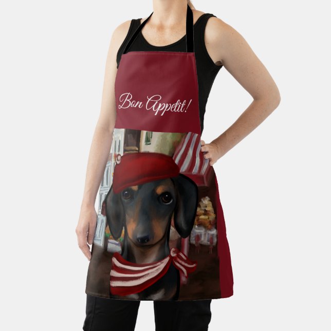 Tablier Doxie noir et marron (Insitu)