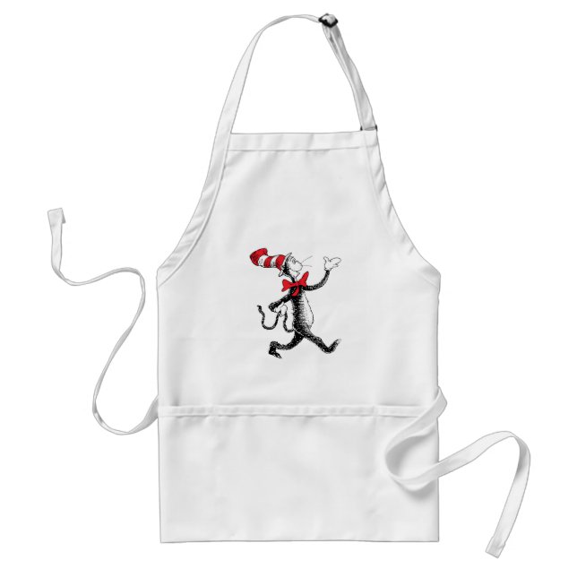 Tablier Dr Seuss | Chat dans la marche des chats Casquette (Devant)