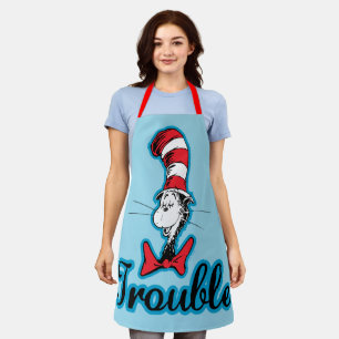 Tablier Dr Seuss   Chat dans le problème du Casquette