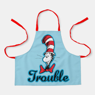 Tablier Dr Seuss   Chat dans le problème du Casquette
