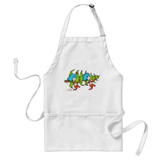 Tablier Dr Seuss | The Grinch | Chose 1 Chose 2 Noël (Devant)