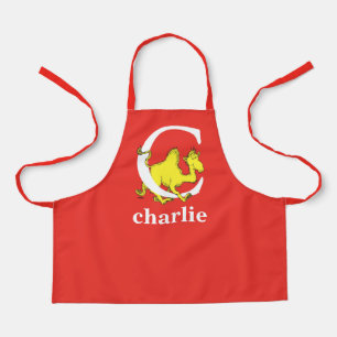 Tablier Dr Seuss's ABC : Letter C - White   Add Your Name