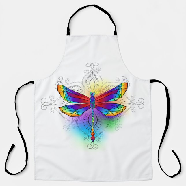 Tablier Dragonfly en arc-en-ciel (Recto)