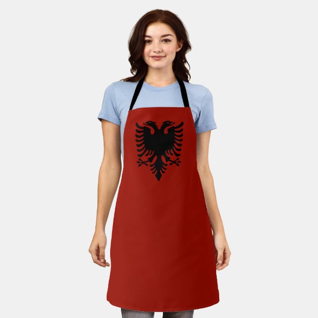 Tablier Drapeau albanais (Porté)