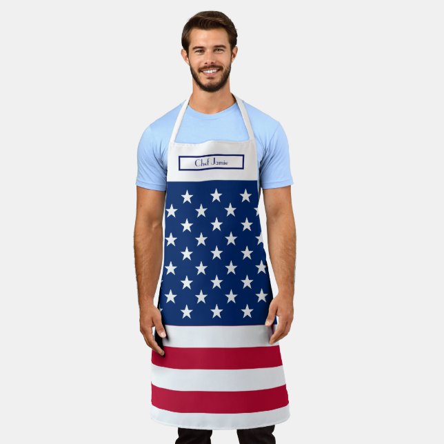 Tablier Drapeau américain (Porté)