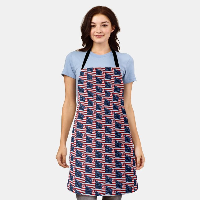 Tablier Drapeau américain 2412 (Porté)
