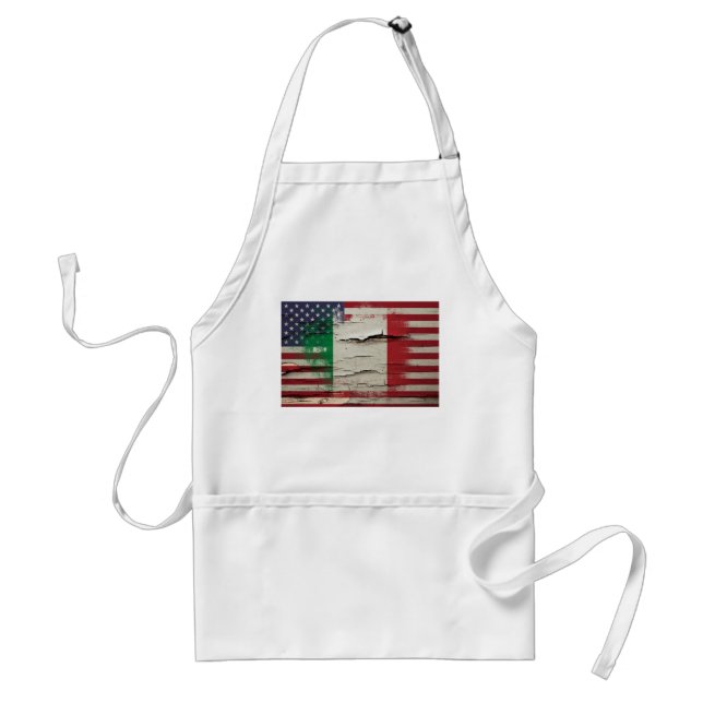Tablier Drapeau américain italien de la peinture | de (Devant)