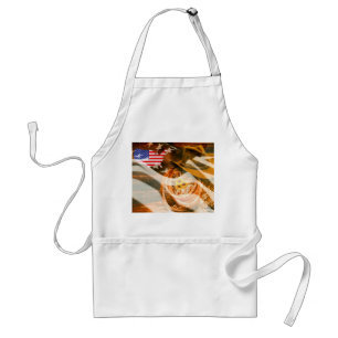Tablier Drapeau américain Lasso Casquette Cowboy