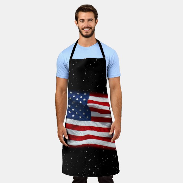 Tablier Drapeau américain patriotique États-Unis (Porté)