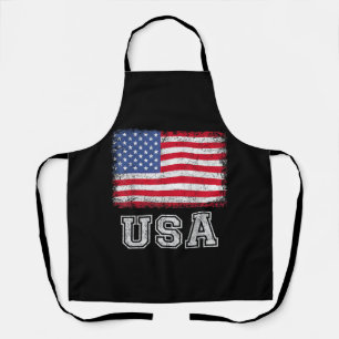 Tablier Drapeau Américain Patriotique Pour Hommes Femmes E