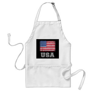 Tablier Drapeau américain patriotique USA pour hommes femm
