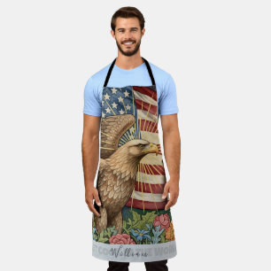 Tablier Drapeau Américain Vintage, Aigle, Cuisine