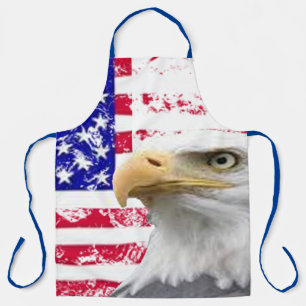 Tablier Drapeau américain vintage Eagle 4 juillet barbecue