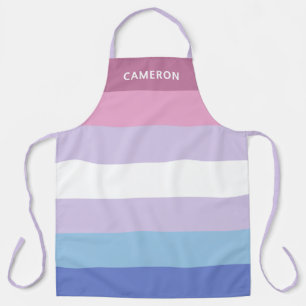 Tablier Drapeau bigenderre Monogrammé