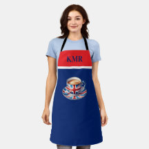 Drapeau britannique sur l'anglais Teacup