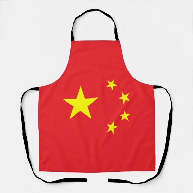 Tablier Drapeau chinois (Recto)
