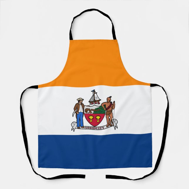 Tablier Drapeau d'Albany, New York (Recto)