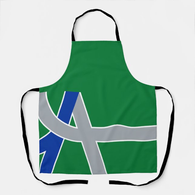 Tablier Drapeau d'Albany, Oregon (Recto)