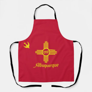 Tablier Drapeau d'Albuquerque, Nouveau-Mexique Bottle Open