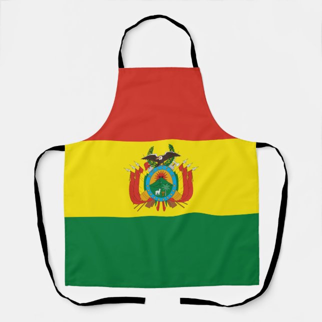 Tablier Drapeau de Bolivie patriotique (Recto)