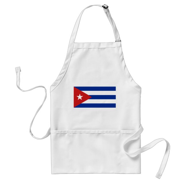 Tablier Drapeau de Cuba (Devant)