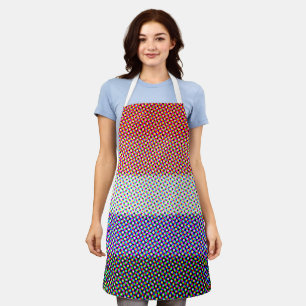 Tablier Drapeau de fierté Cupioromantique Abstrait Tripant