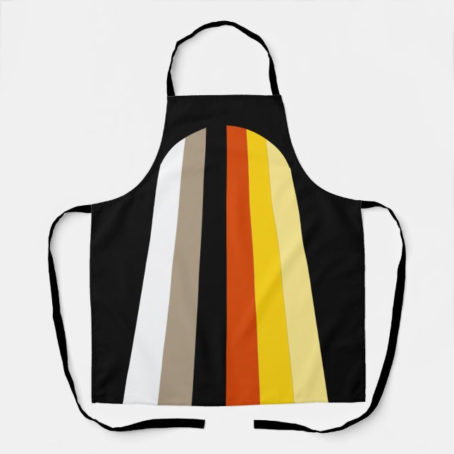 Tablier Drapeau de fierté des cheveux longs (Recto)
