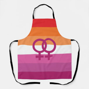 Tablier Drapeau de fierté lesbienne WLW