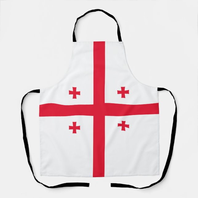 Tablier Drapeau de Géorgie (Recto)