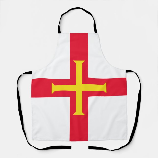 Tablier Drapeau de Guernesey (Recto)