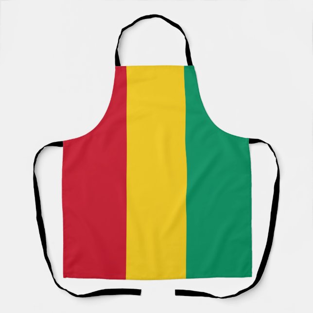 Tablier Drapeau de Guinée (Recto)
