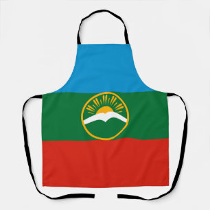 Tablier Drapeau de Karatchaïevo-Tcherkessie