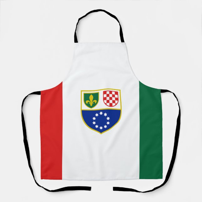 Tablier Drapeau de la Fédération de Bosnie (Recto)
