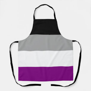 Tablier Drapeau de la fierté asexuelle