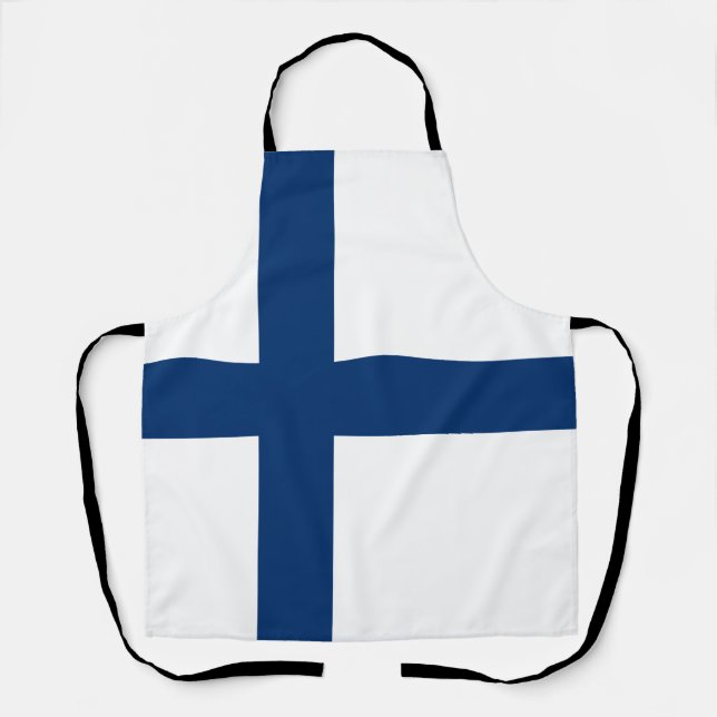 Tablier Drapeau de la Finlande (Recto)