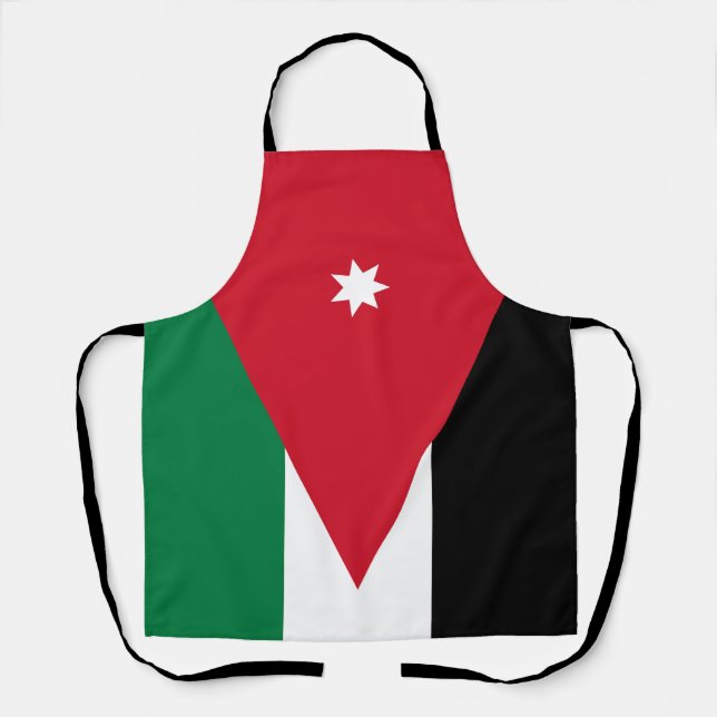 Tablier Drapeau de la Jordanie (Recto)