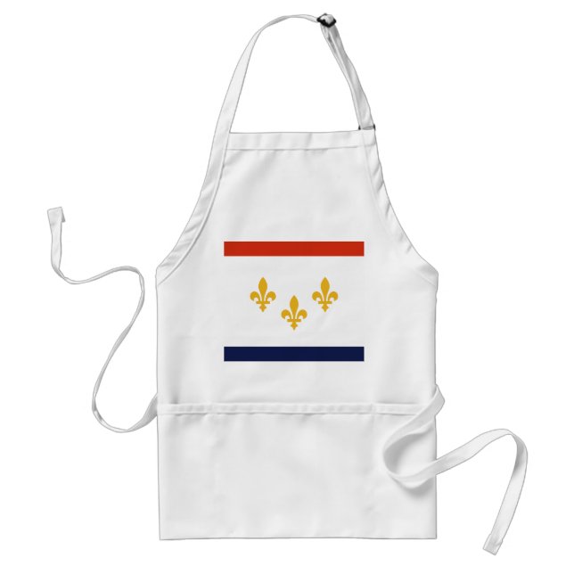 Tablier Drapeau de la Nouvelle-Orléans, Louisiane (Devant)