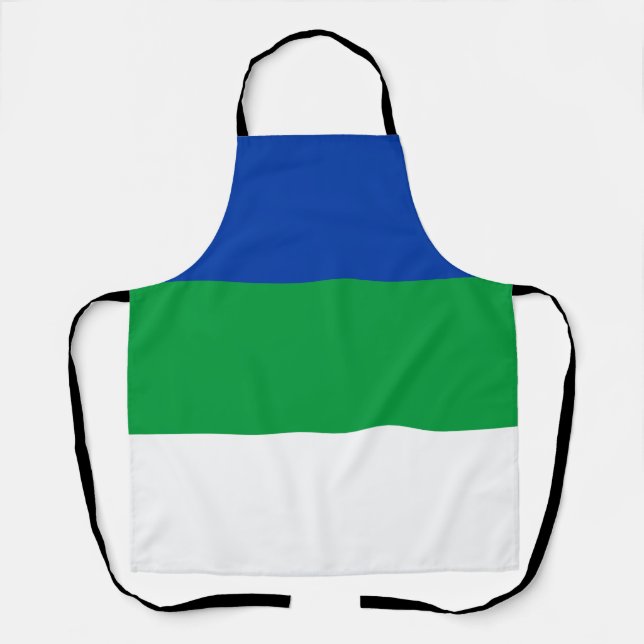 Tablier Drapeau de la République de Komi (Recto)