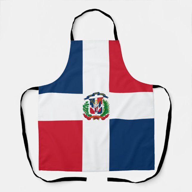 Tablier Drapeau de la République Dominicaine (Recto)