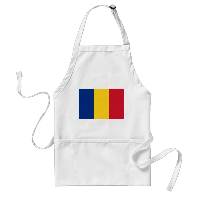 Tablier Drapeau de la Roumanie (Devant)