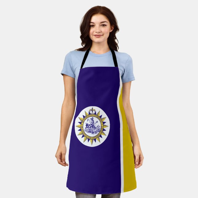 Tablier Drapeau de la ville de Nashville Apron (Porté)