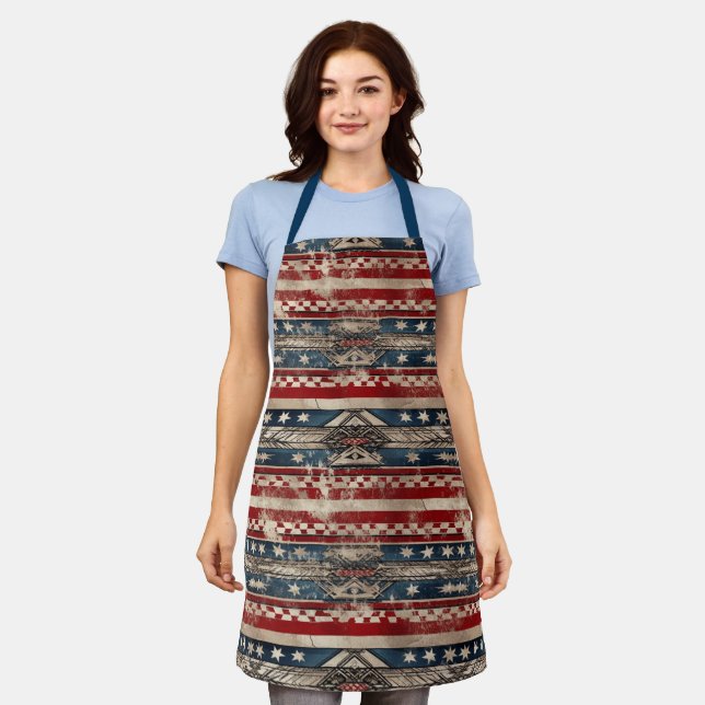 Tablier Drapeau de l'Amérique occidentale (Porté)