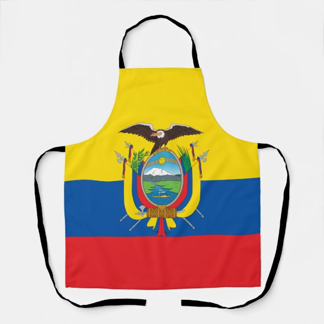 Tablier Drapeau de l'Équateur (Recto)