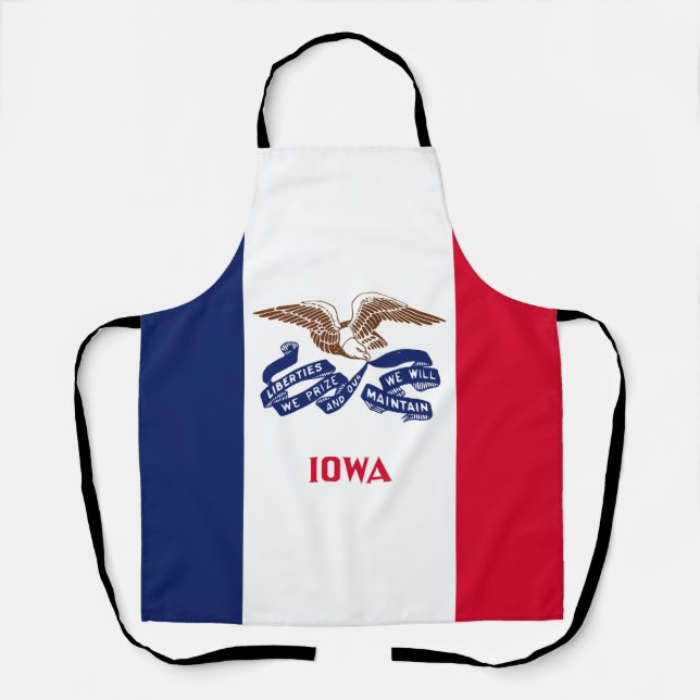 Tablier Drapeau de l'État de l'Iowa (Recto)