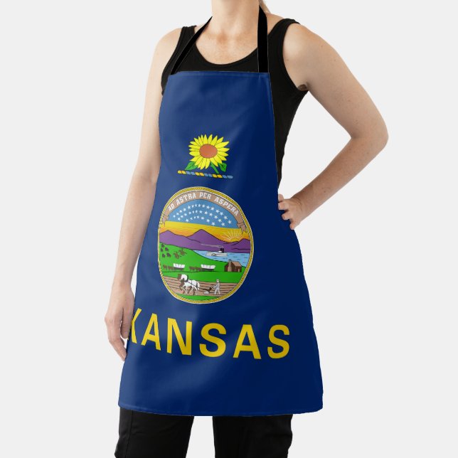 Tablier Drapeau de l'État du Kansas (Insitu)