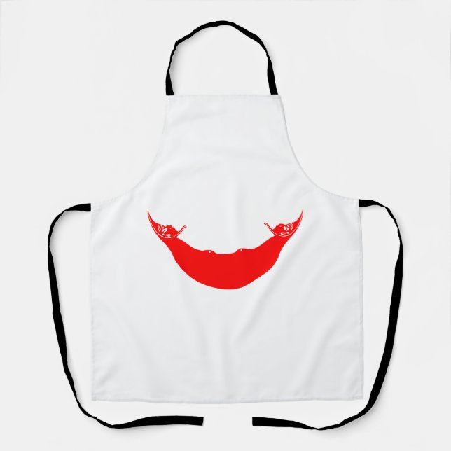 Tablier Drapeau de l'île de Pâques (Recto)